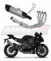 kompletny układ wydechowy z tłumikiem DOMINATOR Full System Tytanowy HP6 pasujący do motocykla Yamaha YZF R1 1000 RN49 2017 - 2019 6