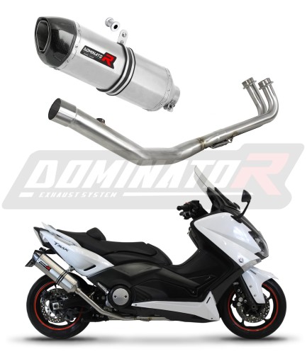 impianto di scarico completo con silenziatore DOMINATOR Full System HP1 adatto alla moto Yamaha XP 530 T-MAX 2012 - 2016 6