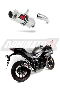 Yamaha YZF R3 2015 - 2018 Terminale di Scarico Marmitta Silenziatore GP1 + dB killer medium