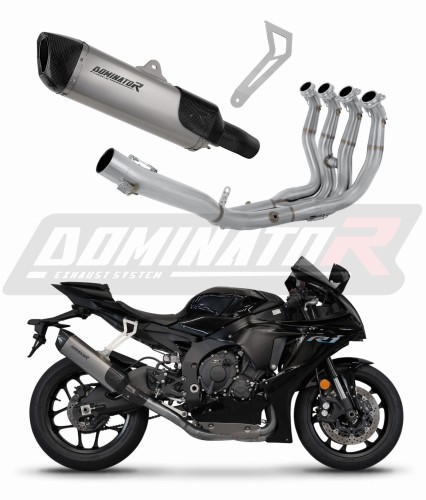 kompletny układ wydechowy z tłumikiem DOMINATOR Full System Race HP6 Tytanowy pasujący do motocykla YZF R1 1000 RN32 2015 - 2016 6