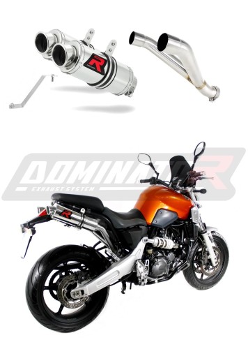 DOMINATOR Terminale Di Scarico Marmitta Silenziatore GP1 NERO Compatibile Con K1200r 521342