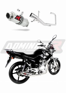 Yamaha YBR 125 2009 - 2018 Impianto di scarico Collettori Marmitta Silenziatore GP1 + dB killer medium