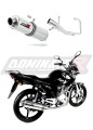 complete exhaust system with muffler DOMINATOR Full System ROUND fits to Yamaha YBR 125 2009  2018 5
