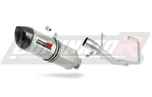impianto di scarico completo con silenziatore DOMINATOR Full System HP1 adatto alla moto Yamaha YBR 125 2000 - 2008 3