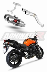 Yamaha FZ6 FAZER 600 S2 2006 - 2010 Terminale di Scarico Marmitta Silenziatore OV G2 + dB killer medium