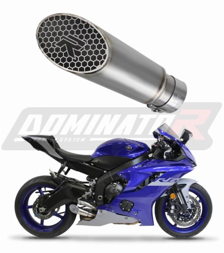 scarico silenziatore DOMINATOR titanio GP3 adatto alla moto YZF R6 2017 - 2023 6