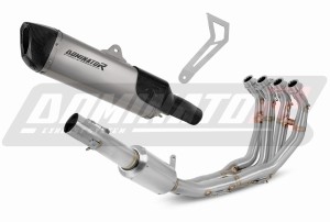 Yamaha YZF R6 2017 - 2023 Sistema di scarico EX Marmitta Silenziatore Titanio HP6 + dB killer