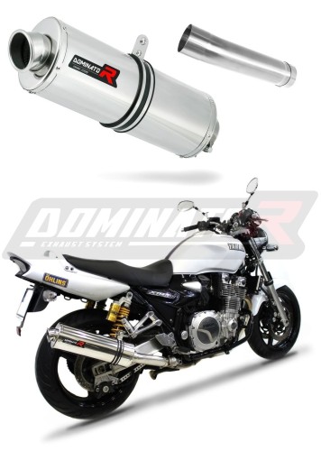 scarico silenziatore DOMINATOR ovale adatto alla moto Yamaha XJR 1300 2007 - 2016 6