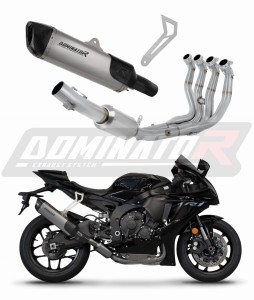 Yamaha YZF R1 1000 RN65 2020 - 2024 Sistema di scarico EX Marmitta Silenziatore Titanio HP6 + dB killer