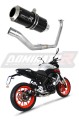impianto di scarico completo con silenziatore DOMINATOR Full System GP nero adatto alla moto Yamaha MT 125 2020  6