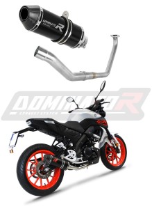 Yamaha MT 125 2020 Impianto di scarico Collettori Marmitta Silenziatore HP3 NERO + dB killer medium