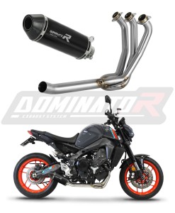 Yamaha MT 09 2021 - 2023 Low Level Impianto di scarico Collettori Marmitta Silenziatore HP3 NERO + dB killer medium