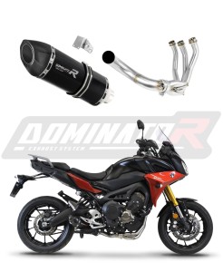 Yamaha MT 09 TRACER 900 2015 - 2020 Impianto di scarico Collettori Marmitta Silenziatore HP5 NERO + dB killer medium