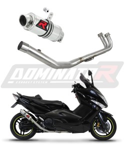 Yamaha T-MAX 500 2008 - 2011 Impianto di scarico Collettori Marmitta Silenziatore GP1 + dB killer medium