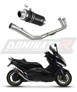 Yamaha T-MAX 500 2008 - 2011 Impianto di scarico Collettori Marmitta Silenziatore GP1 NERO + dB killer medium
