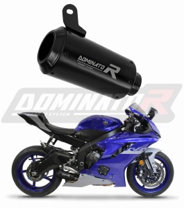 Yamaha YZF R6 2017 - 2023 Terminale di Scarico Marmitta Silenziatore GPS NERO + dB killer medium