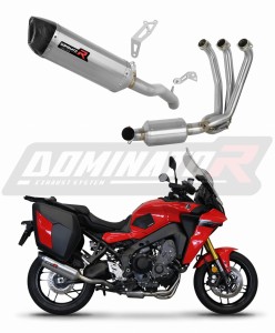 Yamaha Tracer 9 / GT 2021 - 2023 Full Exhaust System Collector Silencer HP6 EX + dB killer medium