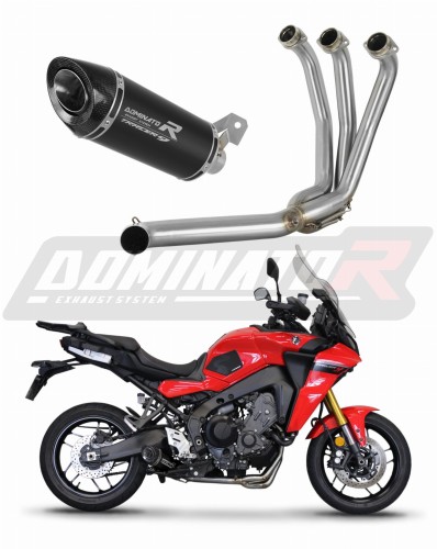 Yamaha Tracer 9 / GT 2021 - 2024 Full system Kolektor wydech Tłumik HP8 BLACK + dB killer medium