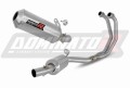 impianto di scarico completo con silenziatore DOMINATOR Full System OV G2 adatto alla moto Yamaha MT-03 2020 - 2023 3
