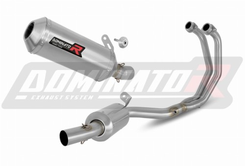 impianto di scarico completo con silenziatore DOMINATOR Full System OV G2 adatto alla moto Yamaha MT-03 2020 - 2023 3