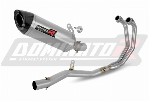impianto di scarico completo con silenziatore DOMINATOR Full System HP8 adatto alla moto Yamaha MT-03 2020 - 2023 3