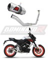 complete exhaust system with muffler DOMINATOR Full System GP fits to Yamaha MT 125 2021  2024 6