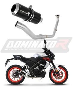 Yamaha MT 125 2021 - 2024 Impianto di scarico Collettori Marmitta Silenziatore GP NERO + dB killer medium