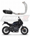 complete exhaust system with muffler DOMINATOR Full System HP8 BLACK fits to Yamaha MT 07 2021  2024 7