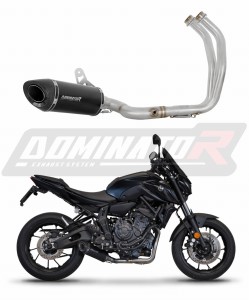 Yamaha MT 07 2021 - 2024 Impianto di scarico Collettori Marmitta Silenziatore HP8 NERO + dB killer