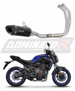 Yamaha MT 07 TRACER 2016 - 2019  Impianto di scarico Collettori Marmitta Silenziatore HP8 NERO + dB killer