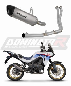 Honda XL 750 TRANSALP 2023 Impianto di scarico Collettori Marmitta Silenziatore Titanio HP6 + dB killer