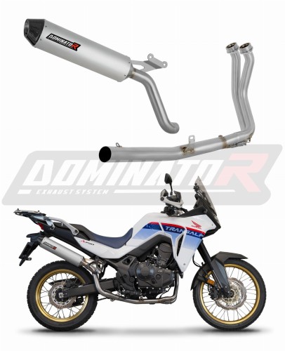 complete exhaust system with muffler DOMINATOR Full System MX2 fits to Honda XL 750 TRANSALP 2023  7