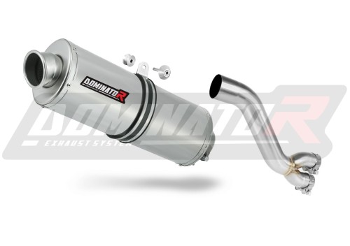 scarico silenziatore DOMINATOR ovale adatto alla moto YAMAHA XTZ 750 TENERE  3