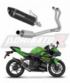 impianto di scarico completo con silenziatore DOMINATOR Full System HP8 nero a