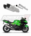 scarico silenziatore DOMINATOR titanio HP5 adatto alla moto KAWASAKI ZZR 1400 2012 - 2023 6