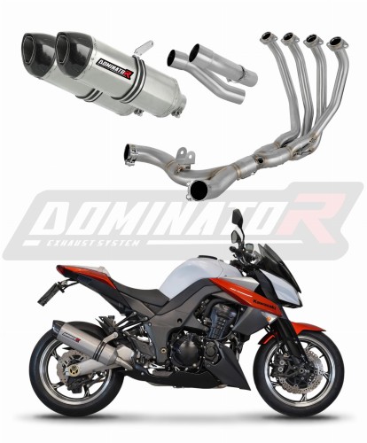 complete exhaust system with muffler DOMINATOR Full System HP1 fits to Kawasaki Z1000 2010  2013 7