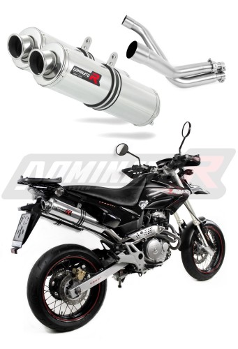 scarico silenziatore DOMINATOR rotondo adatto alla moto Honda FMX 650 2005 - 2009 5