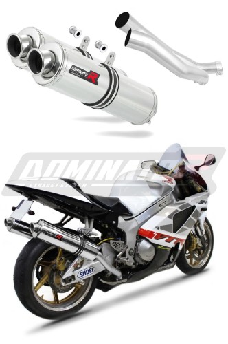 scarico silenziatore DOMINATOR rotondo adatto alla moto Honda VTR 1000 SP1 1998 - 2001 6