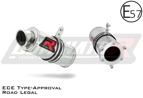 scarico silenziatore DOMINATOR omologato GP1 adatto alla moto Kawasaki ZX6R 1995 - 1997 3