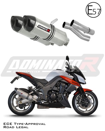 exhaust muffler DOMINATOR homologated road legal HP1 fits to Kawasaki Z1000 2017  2020 6