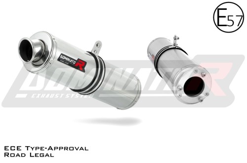 scarico silenziatore DOMINATOR omologato rotondo adatto alla moto Kawasaki ZX9R 1998 - 2002 3
