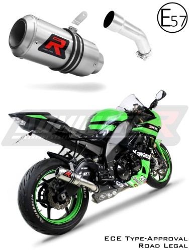 scarico silenziatore DOMINATOR omologato GP adatto alla moto Kawasaki ZX10R 2008 - 2010 5