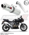 scarico silenziatore DOMINATOR omologato rotondo adatto alla moto Kawasaki Z750 2004 - 2006 6