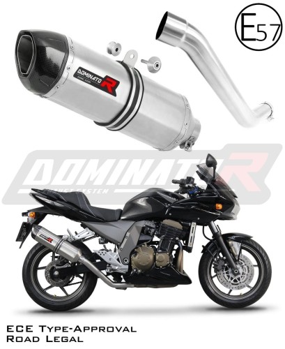 scarico silenziatore DOMINATOR omologato HP1 adatto alla moto Kawasaki Z750 2004 - 2006 6