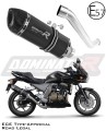 scarico silenziatore DOMINATOR omologato HP1 nero adatto alla moto Kawasaki Z750 2004 - 2006 6