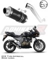 exhaust muffler DOMINATOR homologated road legal GP1 BLACK fits to Kawasaki Z750 2004  2006 6