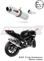 wydech tłumik DOMINATOR Homologowany Okrągły pasujący do motocykla Kawasaki ZX6R 636 2009 - 2020 5