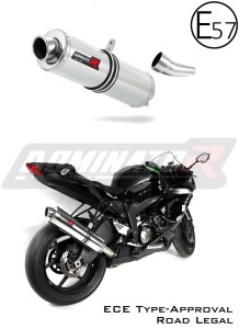 Kawasaki ZX6R 636 2009 - 2020 EU Omologato approvato Terminale di Scarico Silenziatore ST