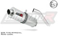 scarico silenziatore DOMINATOR omologato ovale adatto alla moto Kawasaki ZX6R 636 2003 - 2004 3