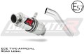 exhaust muffler DOMINATOR homologated road legal GP1 fits to Kawasaki ZX6R 636 2003  2004 3